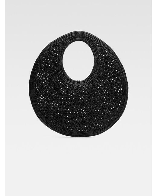 Jacquemus Black The Spiaggia Round Bag