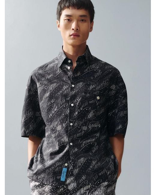 Jacquemus Blue The Rio Shirt for men