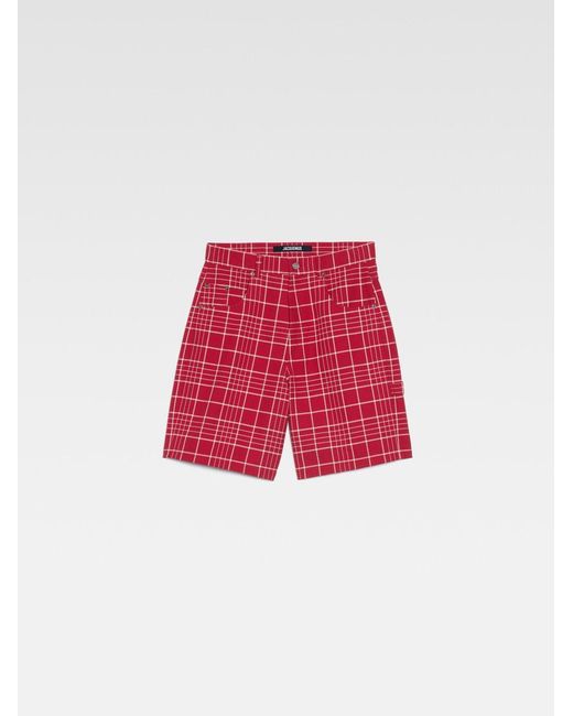 Jacquemus Red Le Short Panni