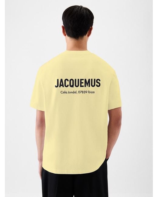 Jacquemus Yellow The Ibiza Address T-Shirt