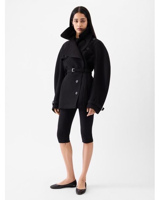 Jacquemus Black The Short Ovalo Trench Coat