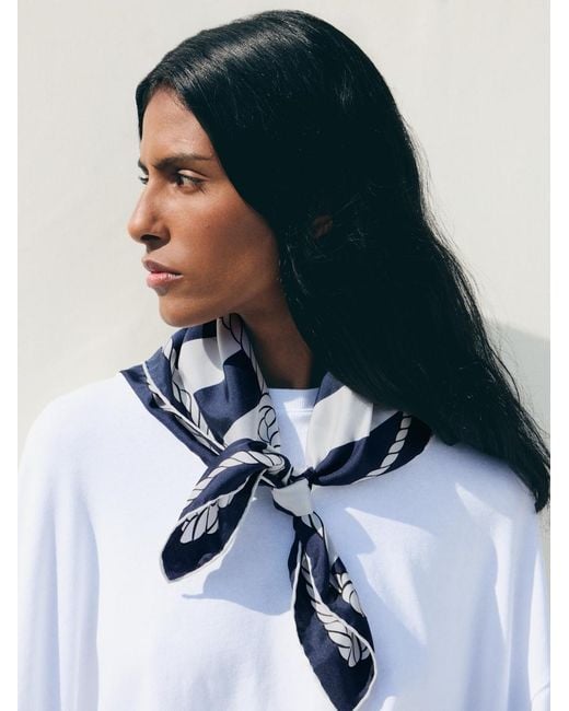 Jacquemus Blue The Bateau Corde Scarf for men