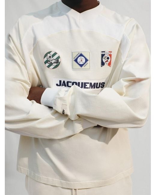 Jacquemus White The Supporter Long-Sleeve T-Shirt