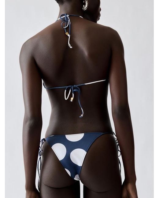 Jacquemus White The Triangle Bikini Top