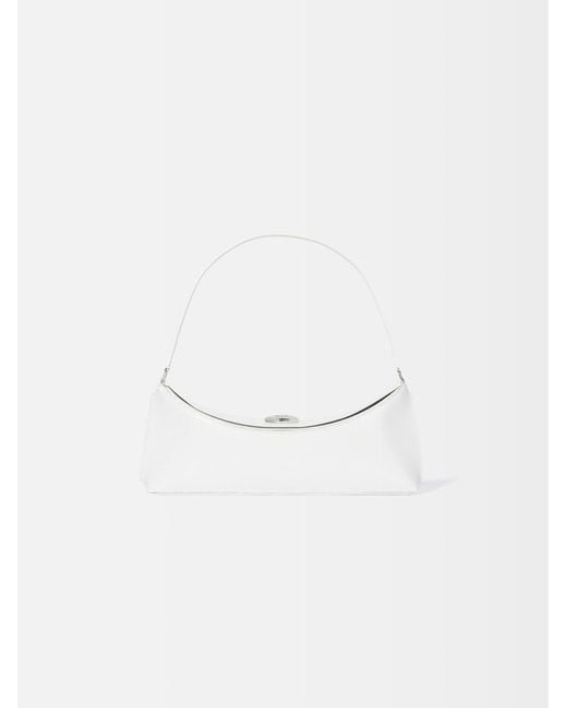 La Pochette Ovalo Jacquemus en coloris White