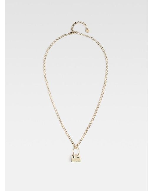 Jacquemus White The Chiquito Necklace for men