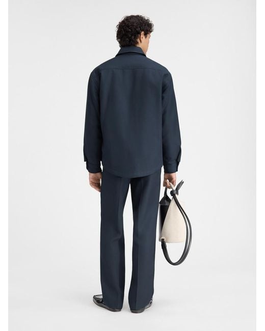 Giacca-Camicia La Chemise Boulanger di Jacquemus in Blue da Uomo