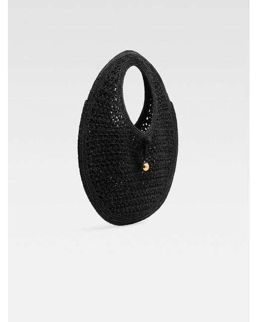 Jacquemus Black The Spiaggia Round Bag