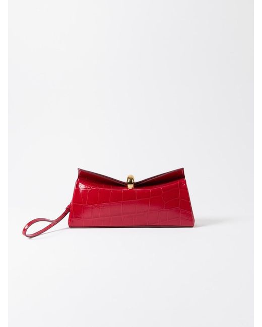 Jacquemus Red The Valérie Clutch