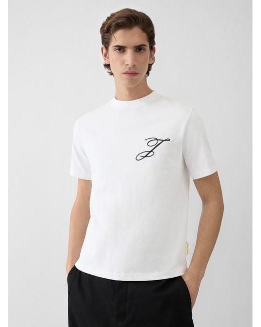 Jacquemus White The Logo T-Shirt