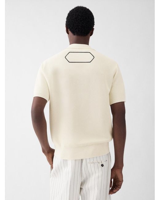 Jacquemus White The J Knit Polo