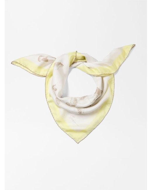 Jacquemus Metallic The Caniche Large Silk Scarf
