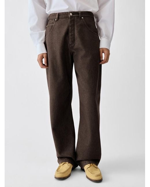 Jacquemus White Die De-Nîmes Tempo Jeans for men