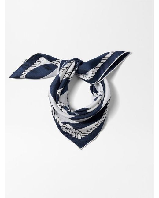 Jacquemus Blue The Bateau Corde Scarf for men