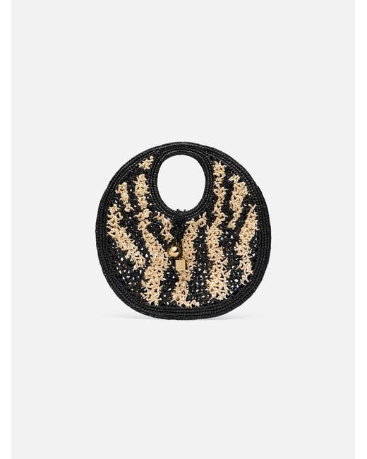 Jacquemus Black The Spiaggia Small Round Bag