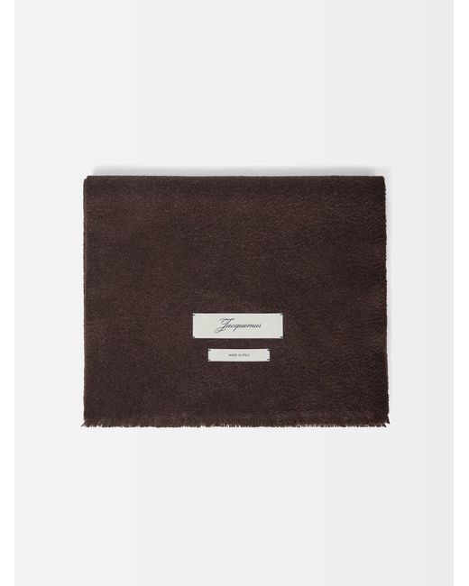 Jacquemus Brown The Cachemiro Scarf
