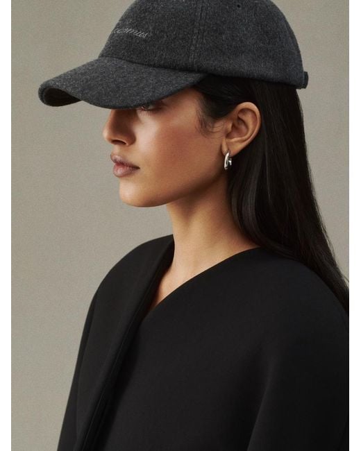 Jacquemus Black The Cachemiro Baseball Cap