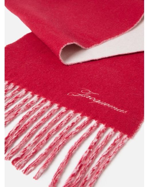 Jacquemus Red The Atelier Scarf