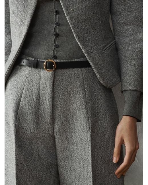 Jacquemus White The Thin Salon Belt