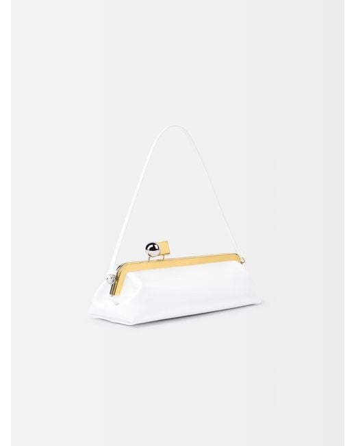Jacquemus White The Salon Clutch