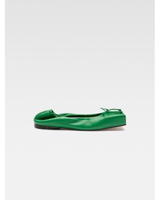 Jacquemus Green The Ballet Flats