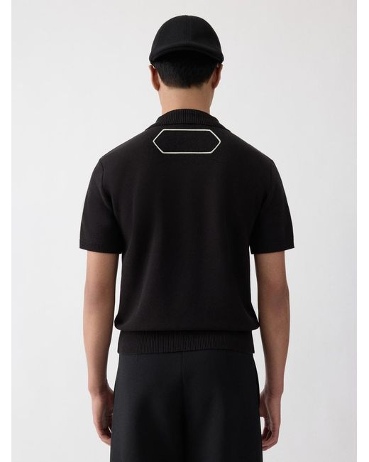 Jacquemus Black The J Knit Polo