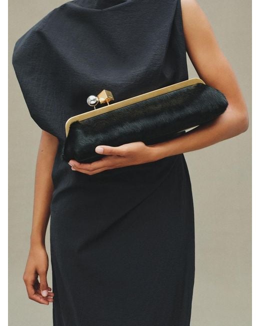 Jacquemus White The Salon Clutch