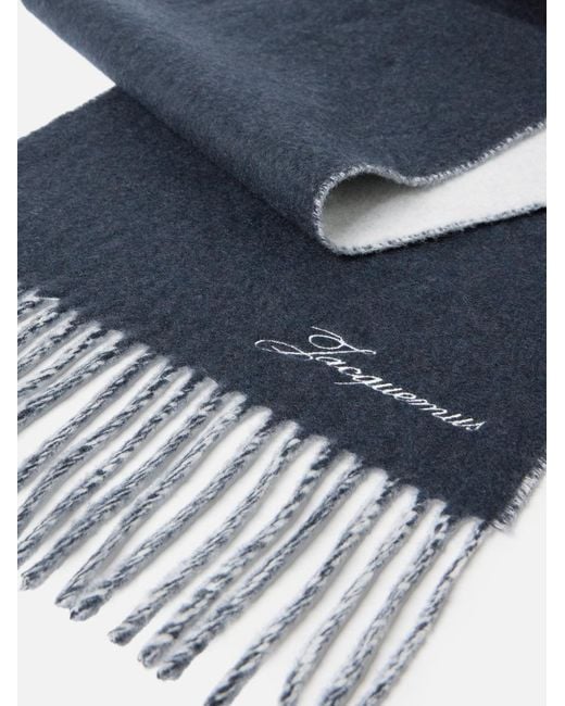 Jacquemus Blue The Atelier Scarf
