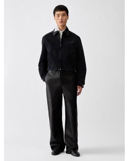 Jacquemus Black The De-Nîmes Canevas Jacket for men