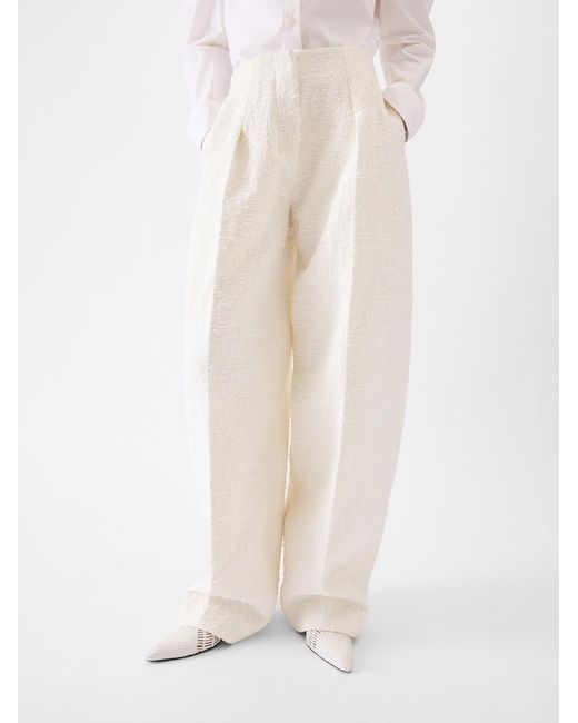Jacquemus White The Curvo Pants