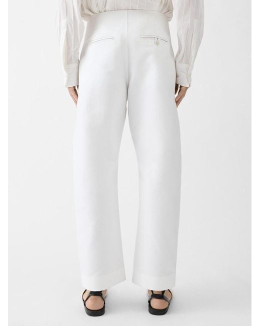 Jacquemus White The Gardian Pants for men