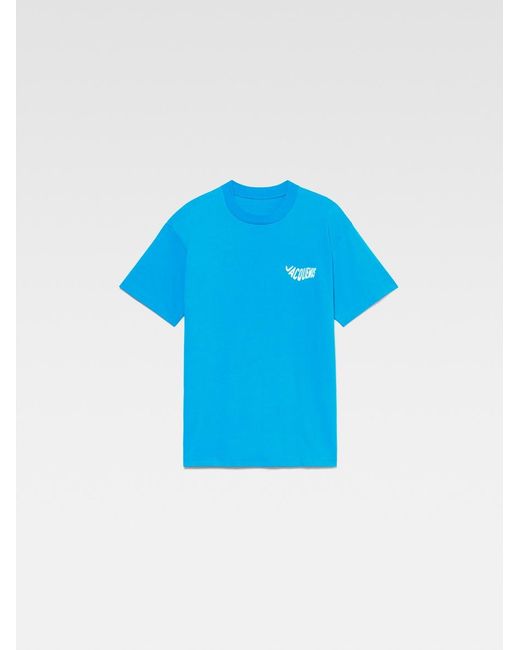 Le T-Shirt Vague Jacquemus en coloris Blue
