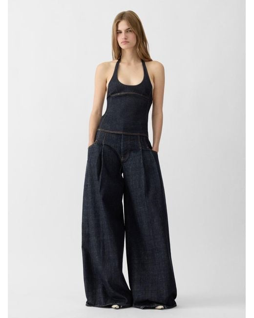 Jacquemus Blue The Lavoir De-Nîmes Denim Top