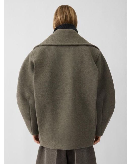 Jacquemus Green The Ovalo Peacoat