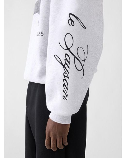 Jacquemus White The Âne Sweatshirt