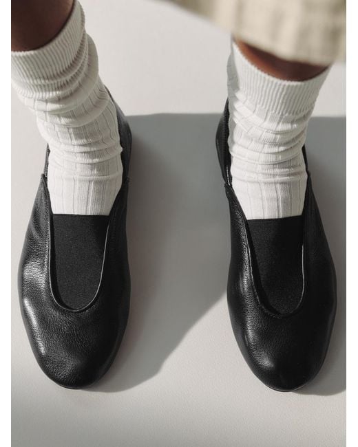 Jacquemus Black Die Ballerinas