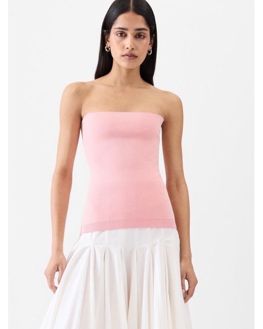 Jacquemus White The Sera Knit Top