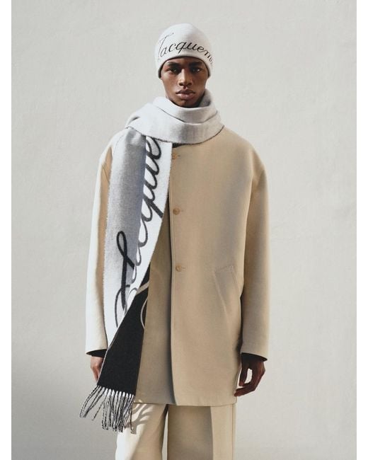 Jacquemus White The Atelier Scarf