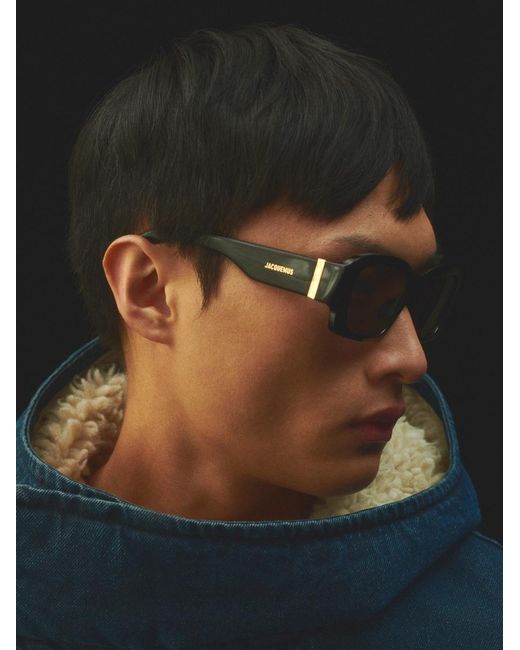 Jacquemus Black The Croisière Sunglasses
