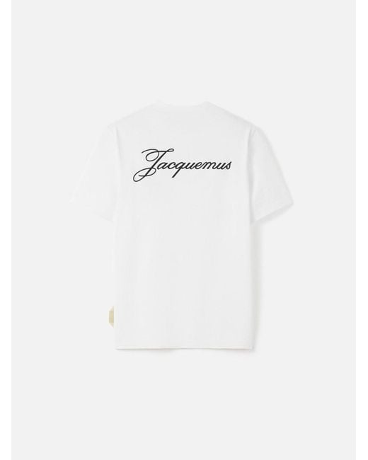 Jacquemus White The Logo T-Shirt