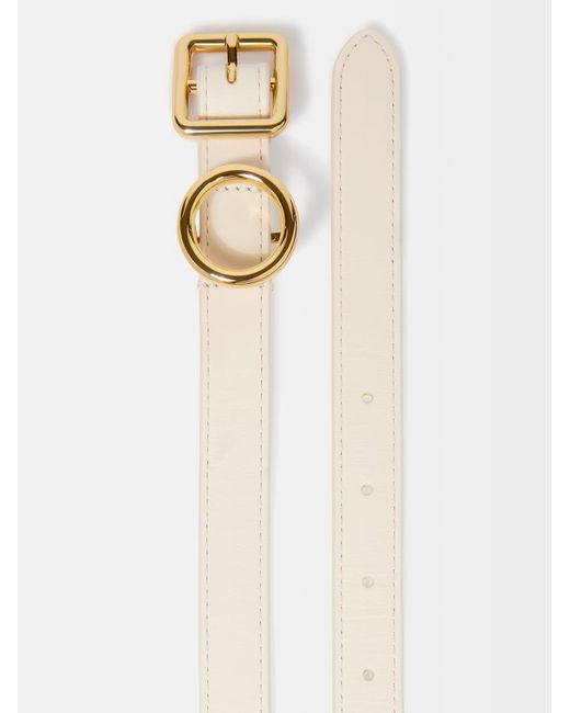 Jacquemus White The Thin Regalo Belt