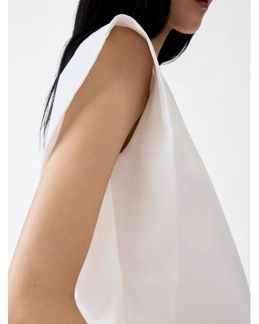 Jacquemus White The Drap Top