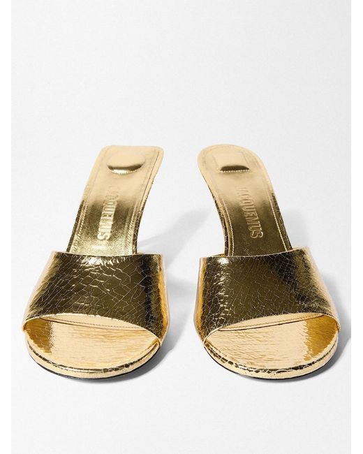 Jacquemus Natural The Cubisto Mules