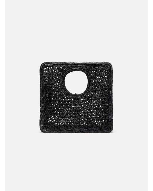 Jacquemus Black The Spiaggia Small Square Bag