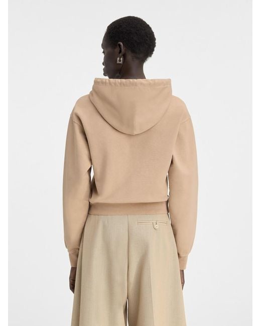 Jacquemus Natural Le Hoodie Gros Grain