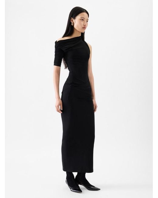 Jacquemus Black The Drapeado Dress