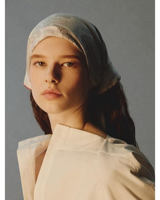 Jacquemus White The "Le Paysan" Scarf