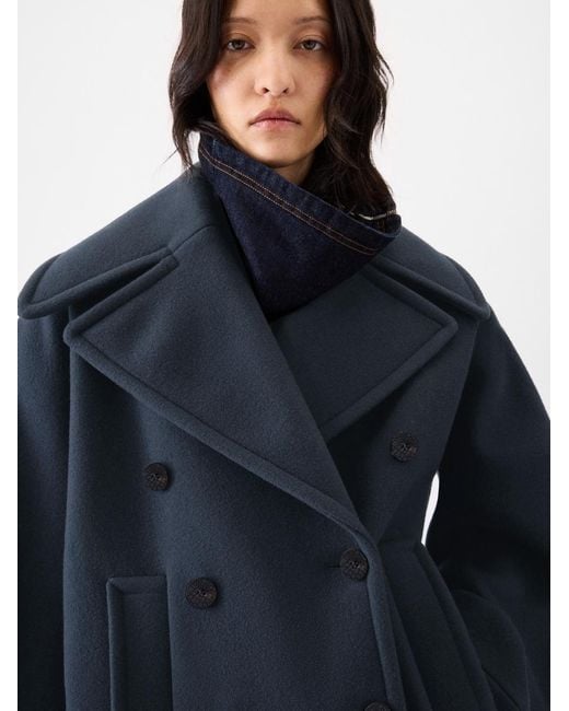 Jacquemus Blue The Ovalo Peacoat