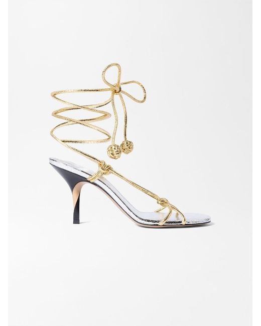 Jacquemus White The Tourni Sandals