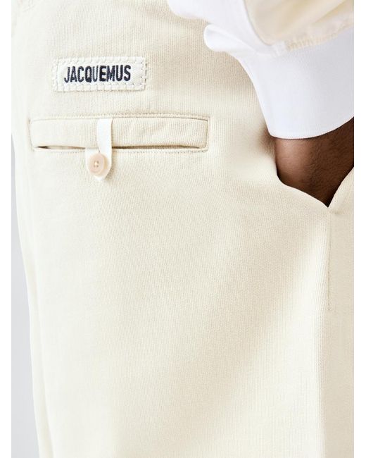 Jacquemus White Le Short Supporter